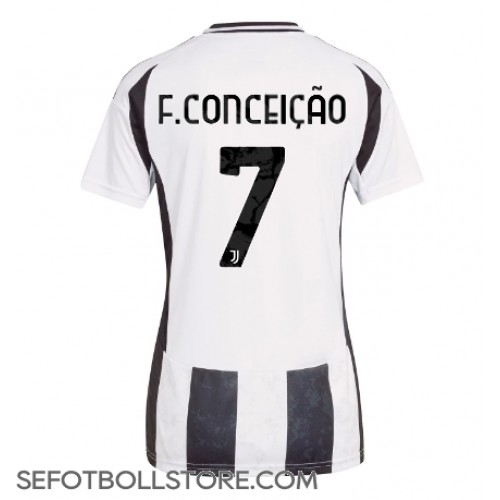 Juventus Francisco Conceicao #7 Replika Hemmatröja Dam 2024-25 Kortärmad